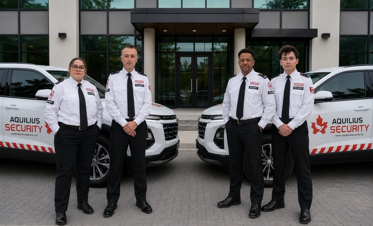 The Aquilius Security team with patrol fleet